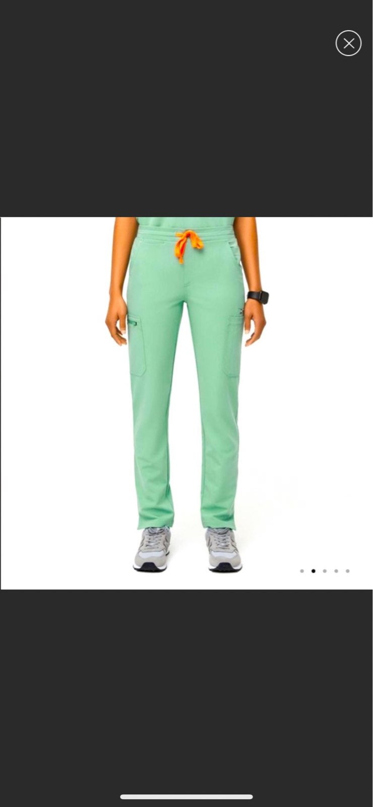 Figs Jade Skinny Scrub Pants