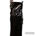NWT Vintage Georgiou Studio Crepe Strapless Pantsuit, L