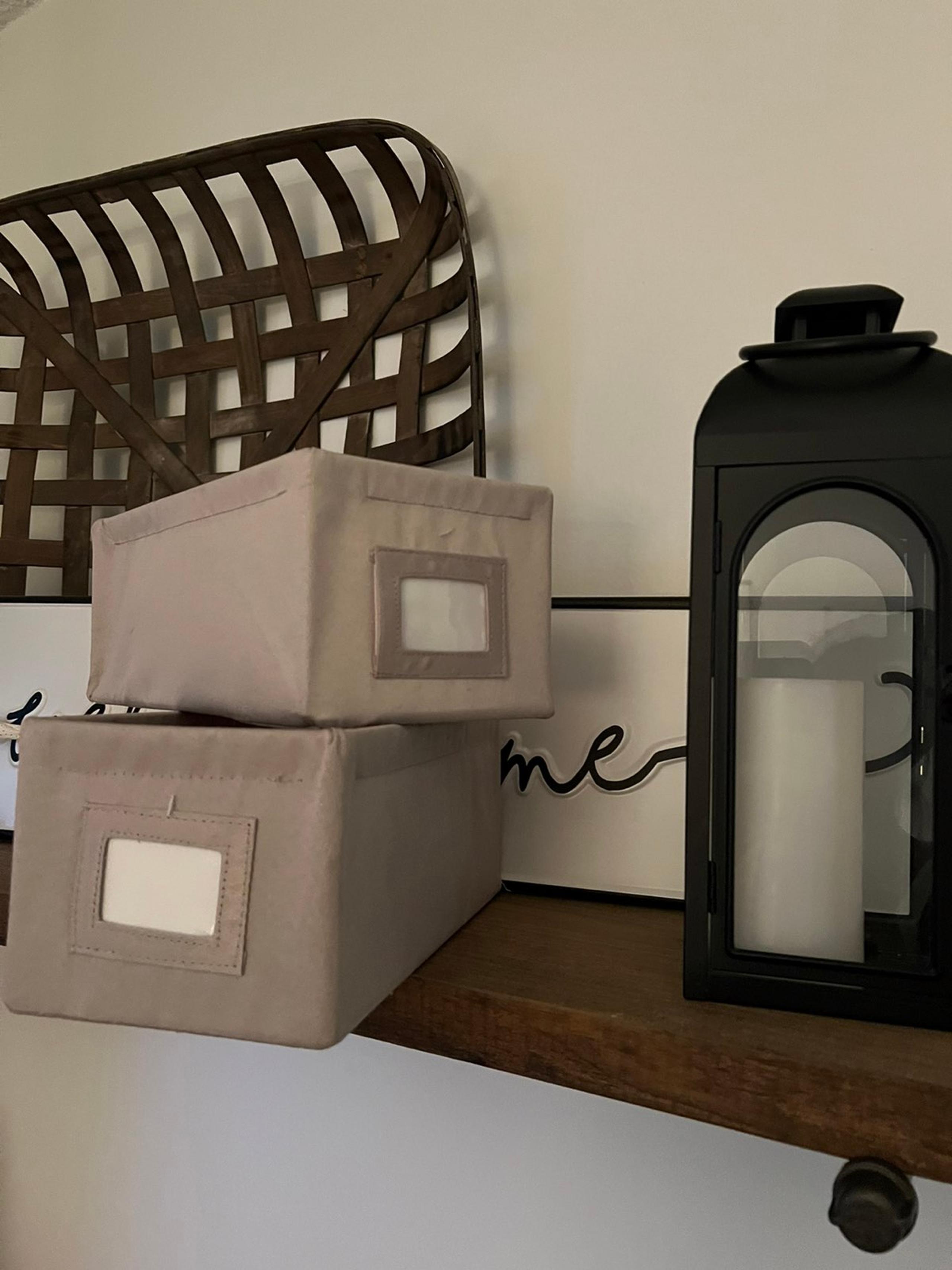 Canvas Organization Baskets