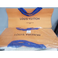 6 NEVER USED XL 77x35x16 VERY BIG Louis Vuitton Shopping Paper Gift Bags lot