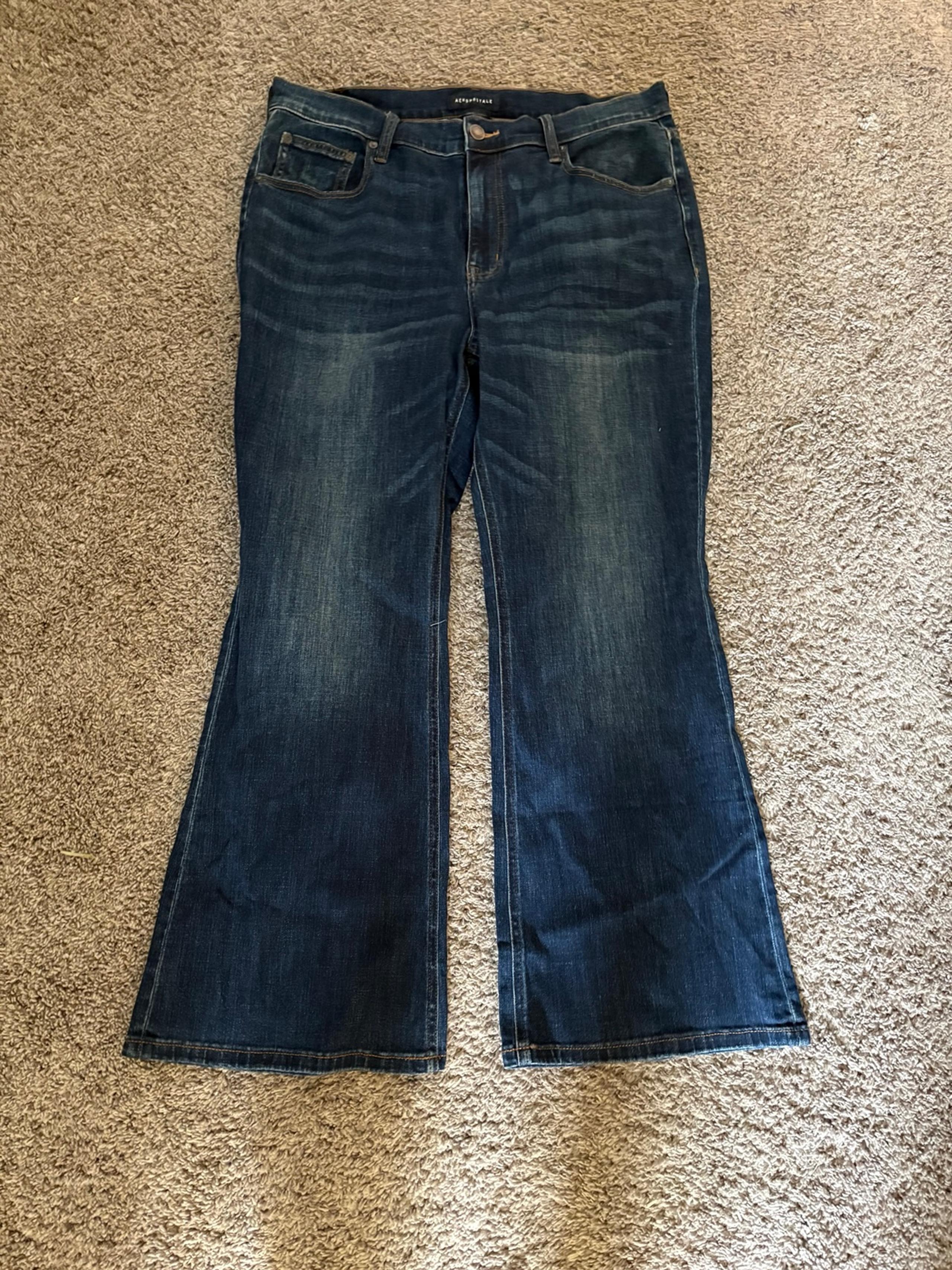 New Aeropostale high waist flare jeans