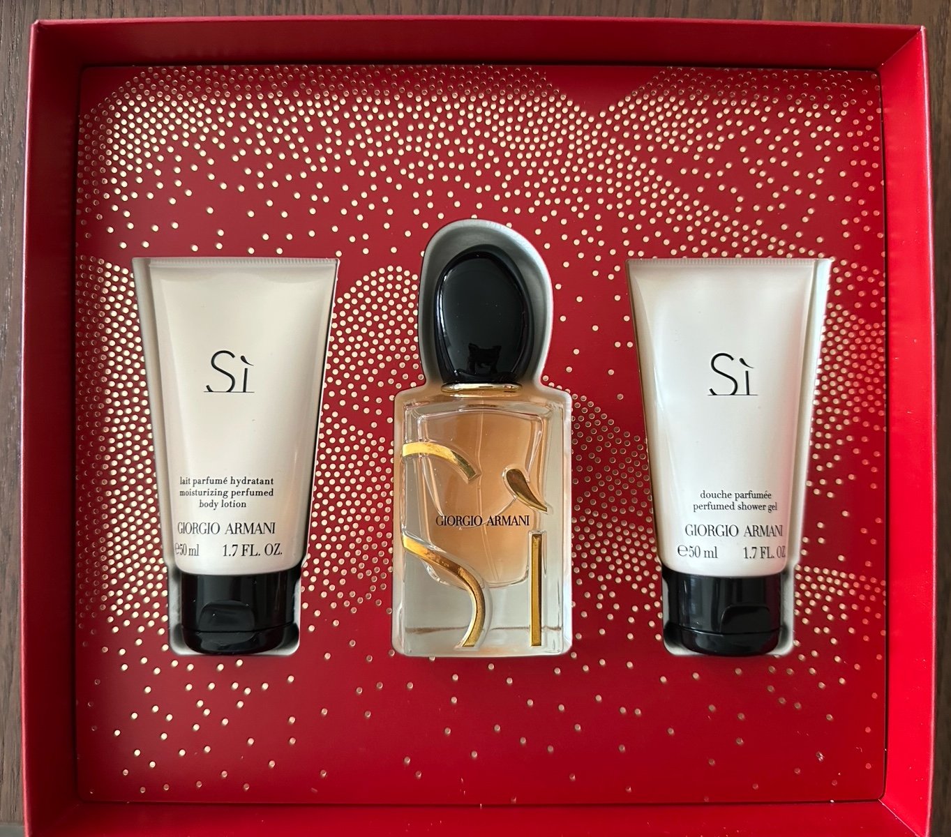 Giorgio Armani 3-piece Sì fragrance gift set