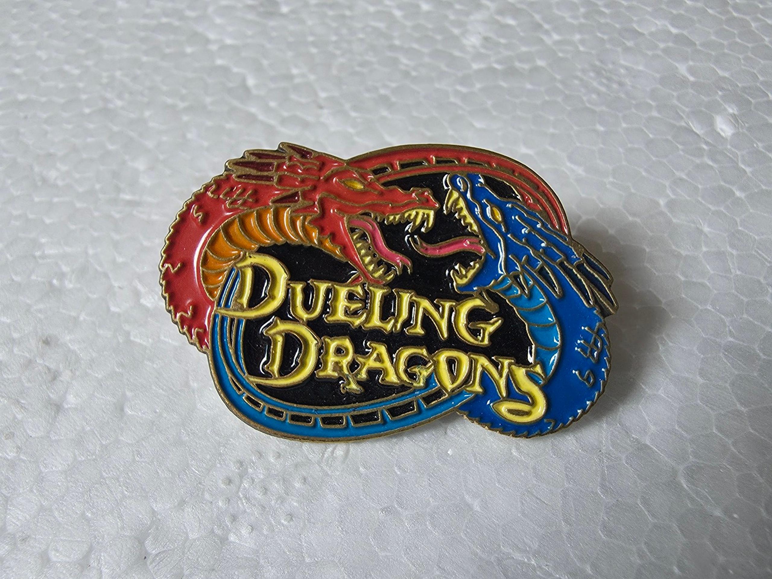 Dueling Dragons Collectible Pin Retired Universal Studios - 2002 Trading Pin
