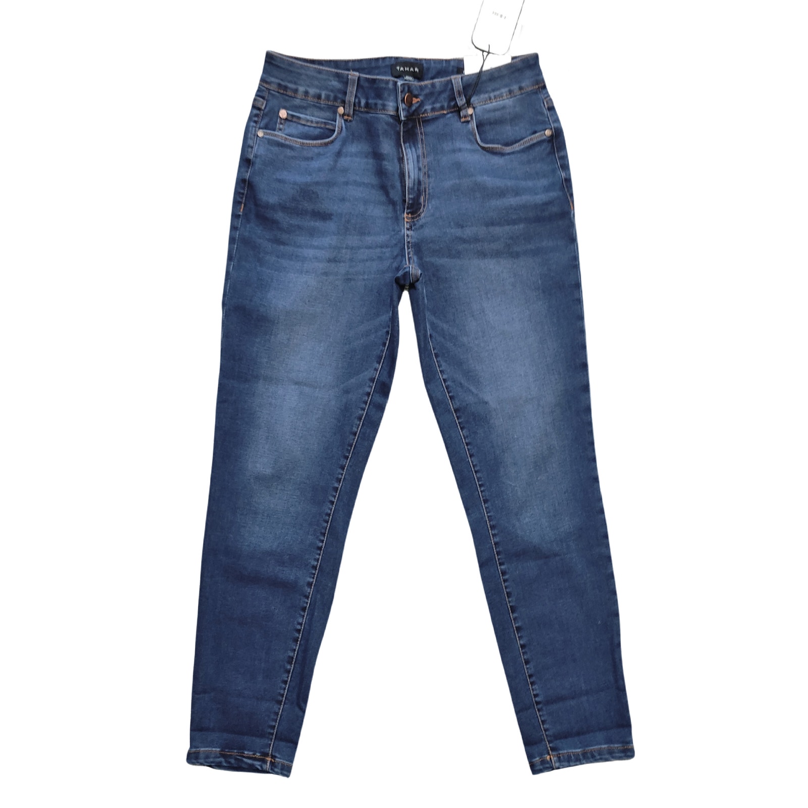 Tahari Classic Skinny Rayon Denim Ankle Crop Jeans