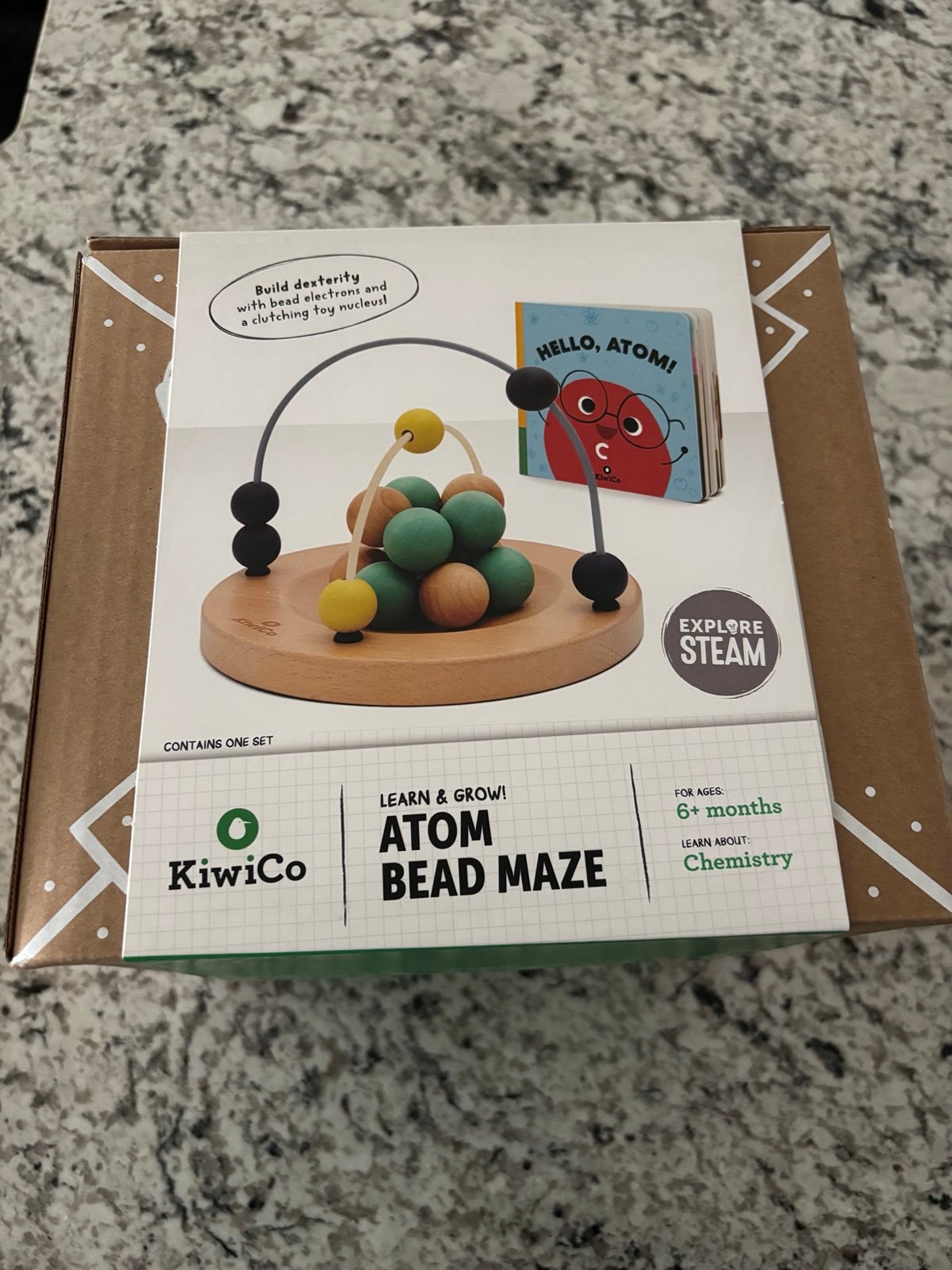 KiwiCo Learning Toy Atom Bead Maze