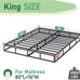 King Bed Frame, 9 Inch High