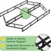 King Bed Frame, 9 Inch High