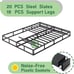 King Bed Frame, 9 Inch High