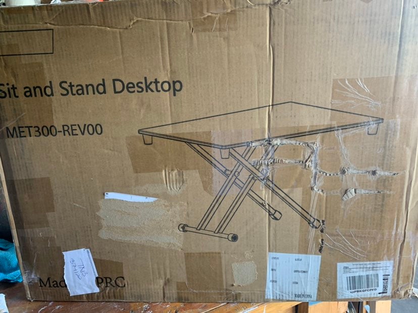 Met300-Rev00 Sit & stand desktop