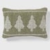 Oblong Holiday Decorative Pillow Woven Tree - Threshold