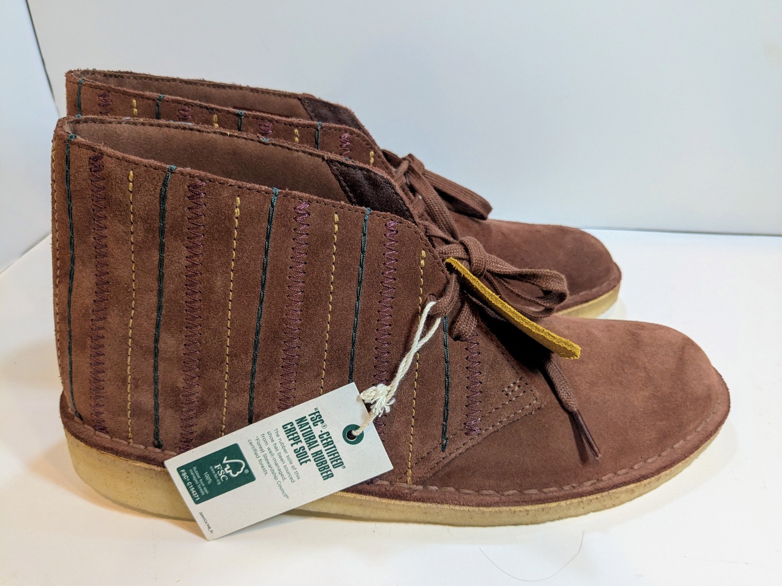 Clarks Originals Rust Brown Suede Desert Boot 26174504 Men's 10 New Without Box