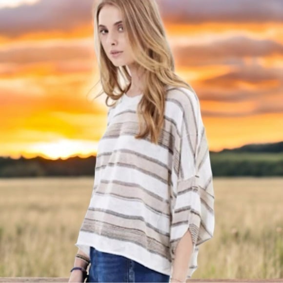Women's Pullover FREE PEOPLE Love Me Too Dolma Knit Sweater Drop Shoulder Top