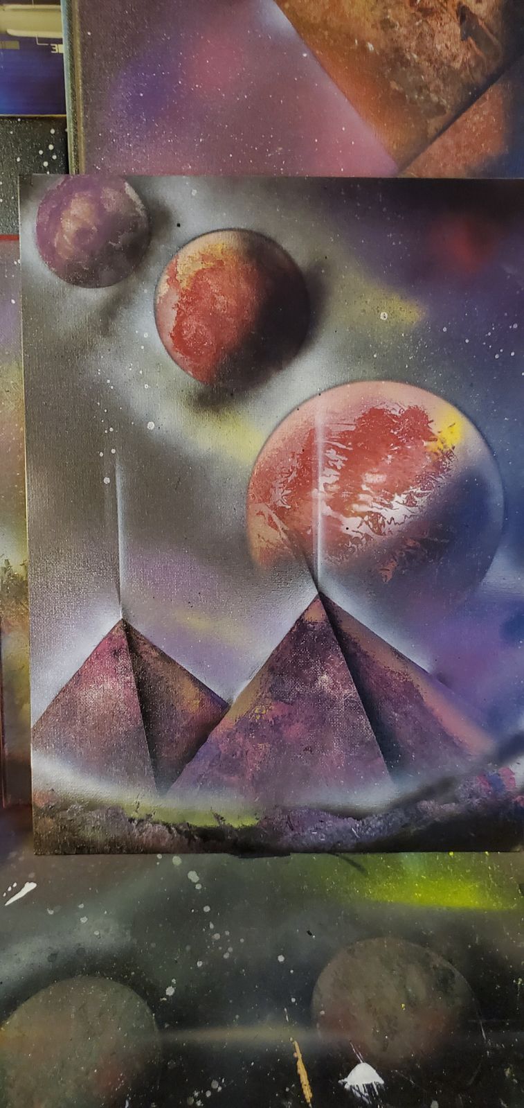 Spray paint art
