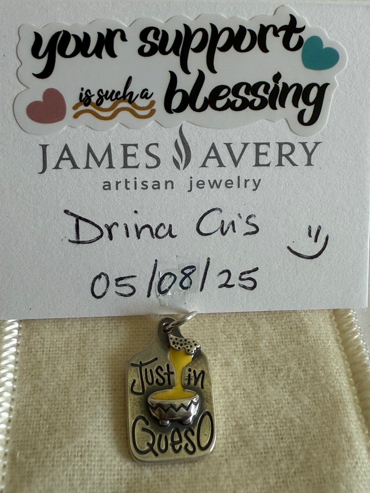 James Avery retired charm new