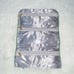 VTG Christian Dior Green Floral Print Makeup Jewelry Travel Roll Clutch Bag Case