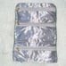 VTG Christian Dior Green Floral Print Makeup Jewelry Travel Roll Clutch Bag Case