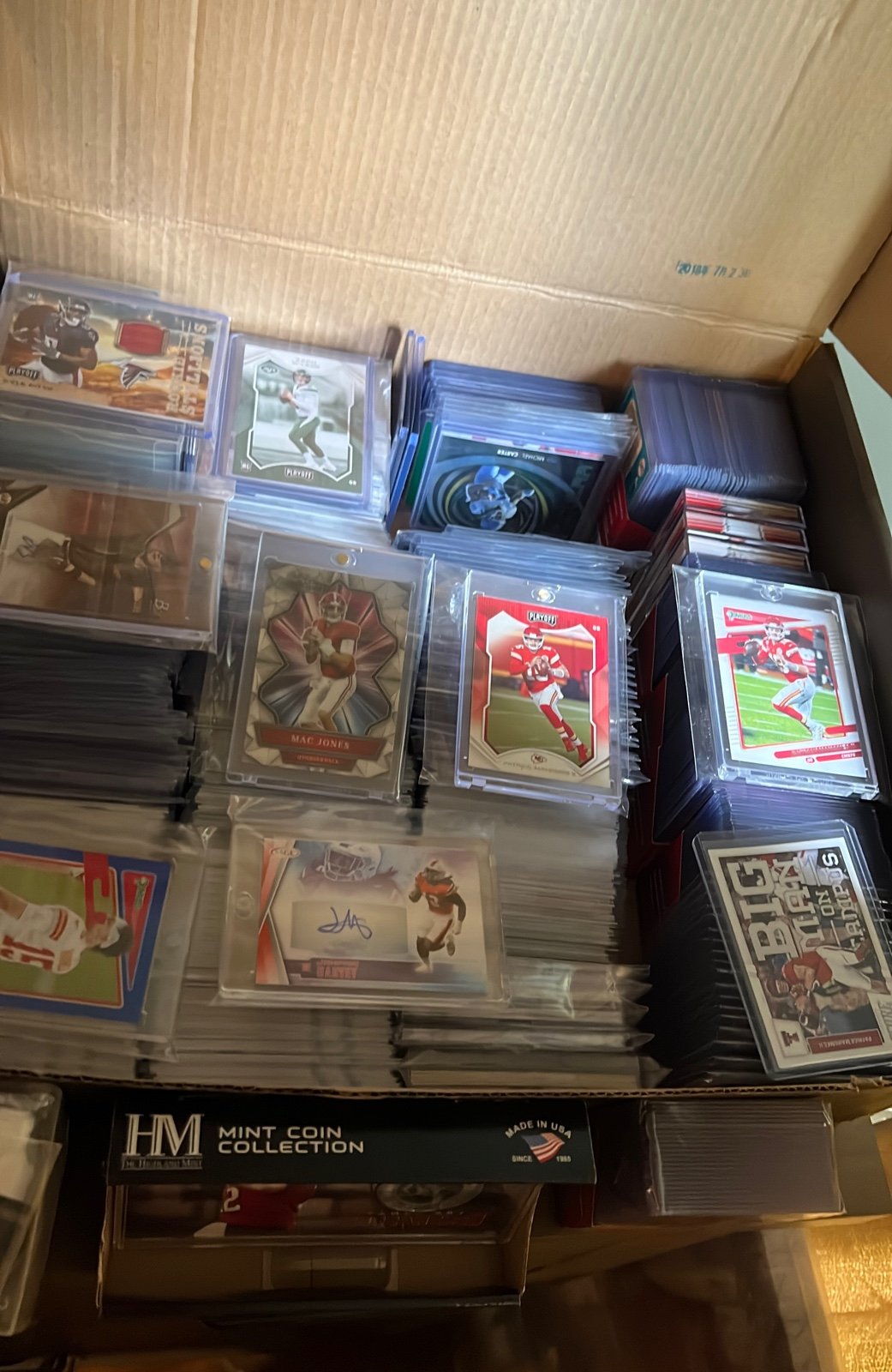 WHOLE COLLECTION OF FOOTBALL BASEBALL CARDS