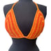 Orangesicle Crochet Halter Top