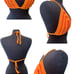 Orangesicle Crochet Halter Top