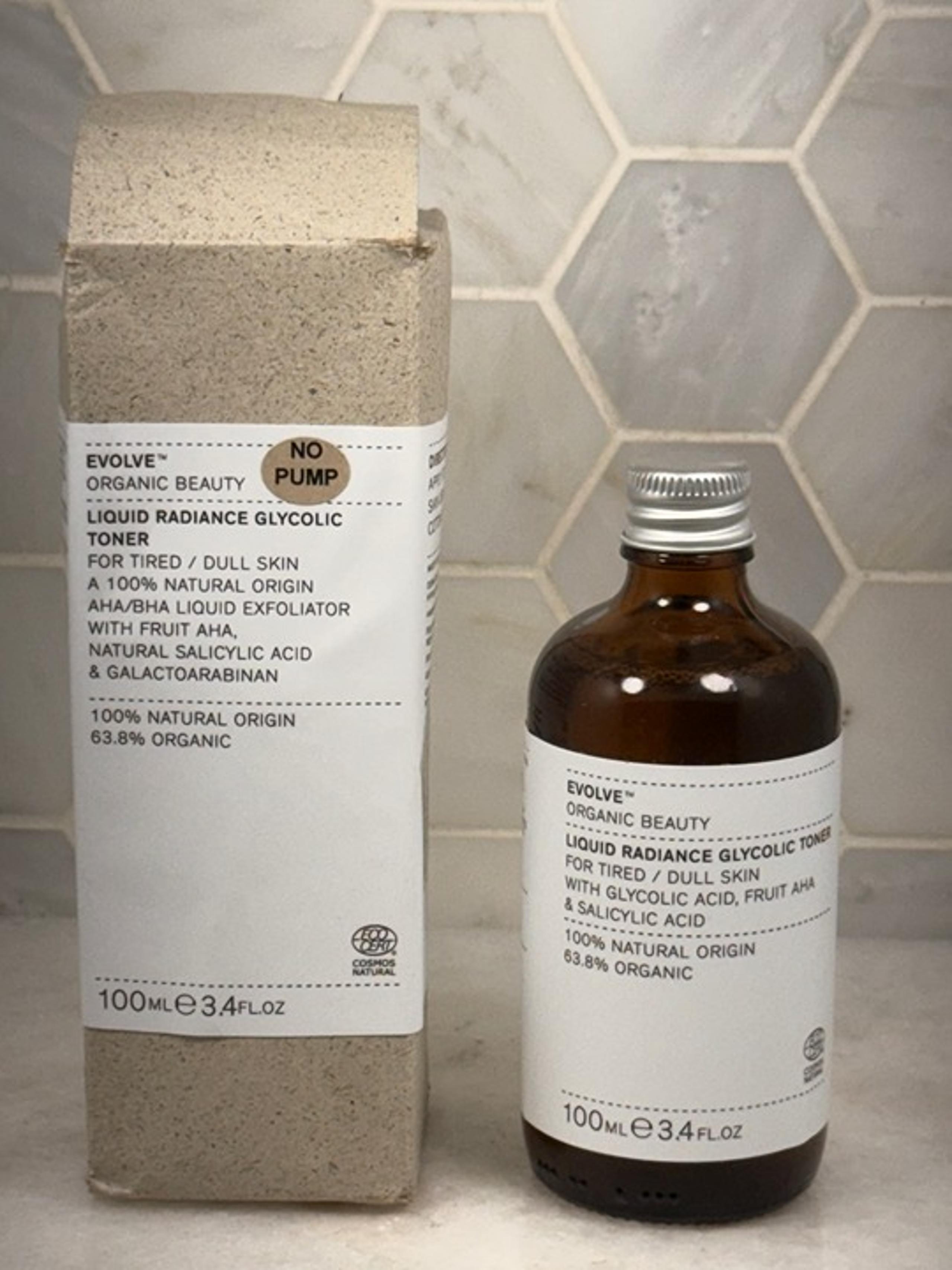 Evolve Organic Beauty - Liquid Radiance Glycolic Toner | Smoothe, Hydrate, Tone