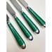 Oneida Palette Hunter Green Stainless Flatware 4 Pc Knife Replacement