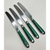 Oneida Palette Hunter Green Stainless Flatware 4 Pc Knife Replacement