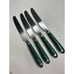 Oneida Palette Hunter Green Stainless Flatware 4 Pc Knife Replacement