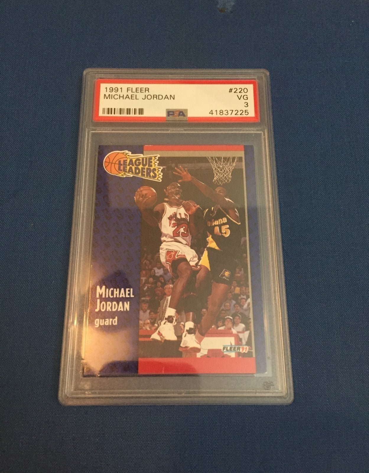 1991 Fleer Michael Jordan PSA VG 3 HOF