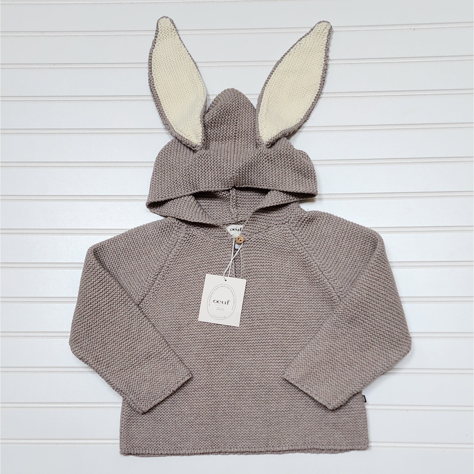 NWT Oeuf Bunny Hoodie Sweater