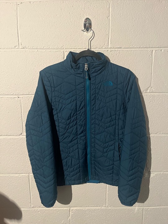 The North Face Puffer coat jacket blue lightweight women size small
