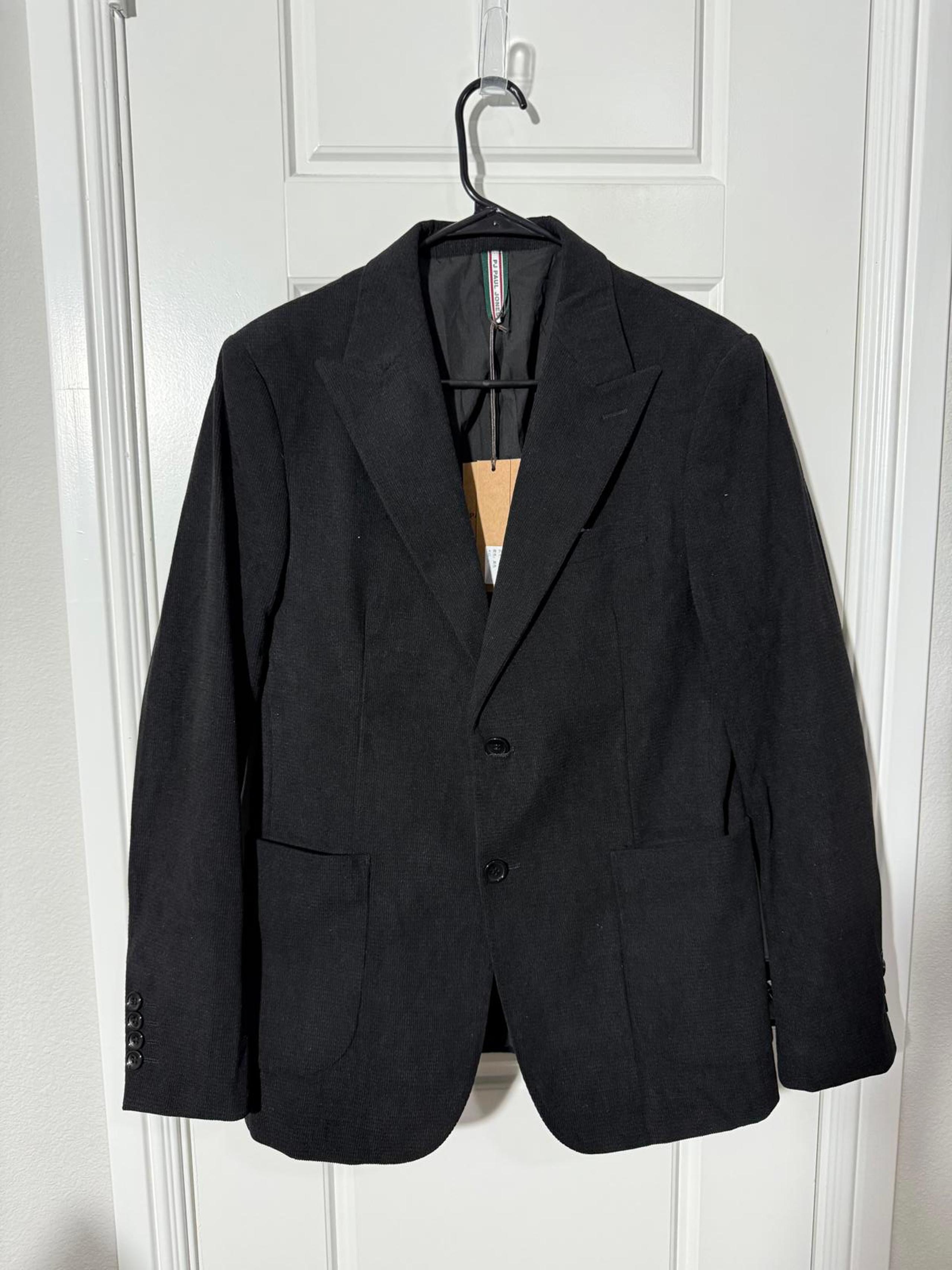 Paul Jones Suits Jacket for Men Size Small Black Blazer