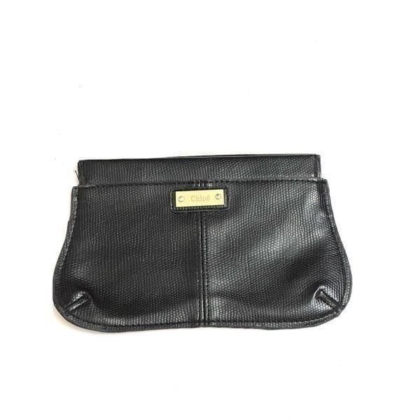 Chloe Parfum faux leather clutch pouch