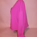 Victoria Secret PINK Sweater Pullover XXL 2X 1/4 Zip Pink Solid Crop Top Long Sl