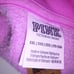 Victoria Secret PINK Sweater Pullover XXL 2X 1/4 Zip Pink Solid Crop Top Long Sl