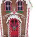 26 inch New 2023 Red Candy Cane Gingerbread House
