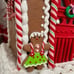 26 inch New 2023 Red Candy Cane Gingerbread House