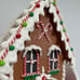 26 inch New 2023 Red Candy Cane Gingerbread House