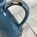 Blue & Copper Luster Pottery Pitcher Vessel Vase Crazing Art Deco Jug