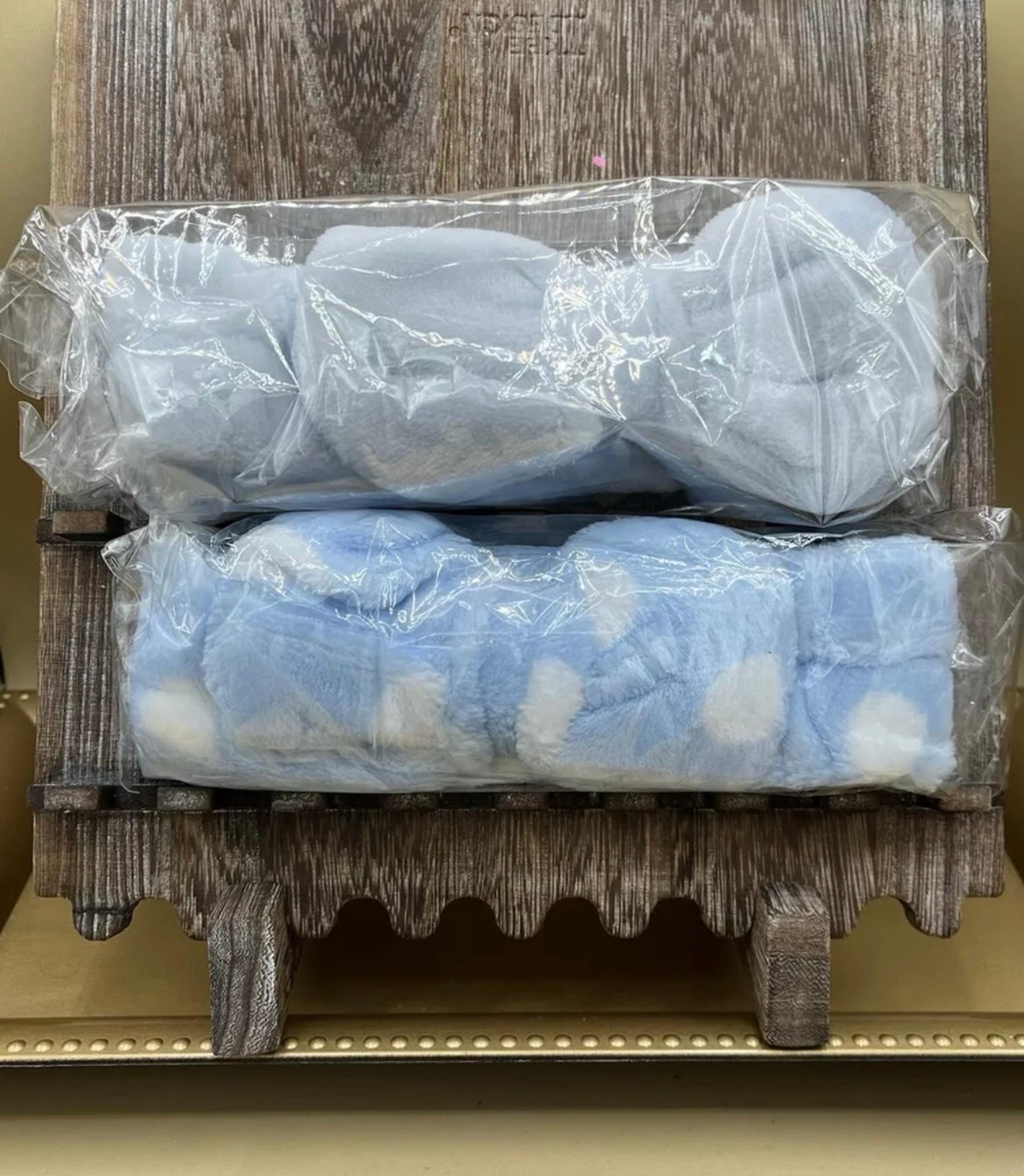 2 Blue Spa Headbands