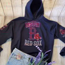 New Boston Red Sox Bling Hoodie Unisex Size M