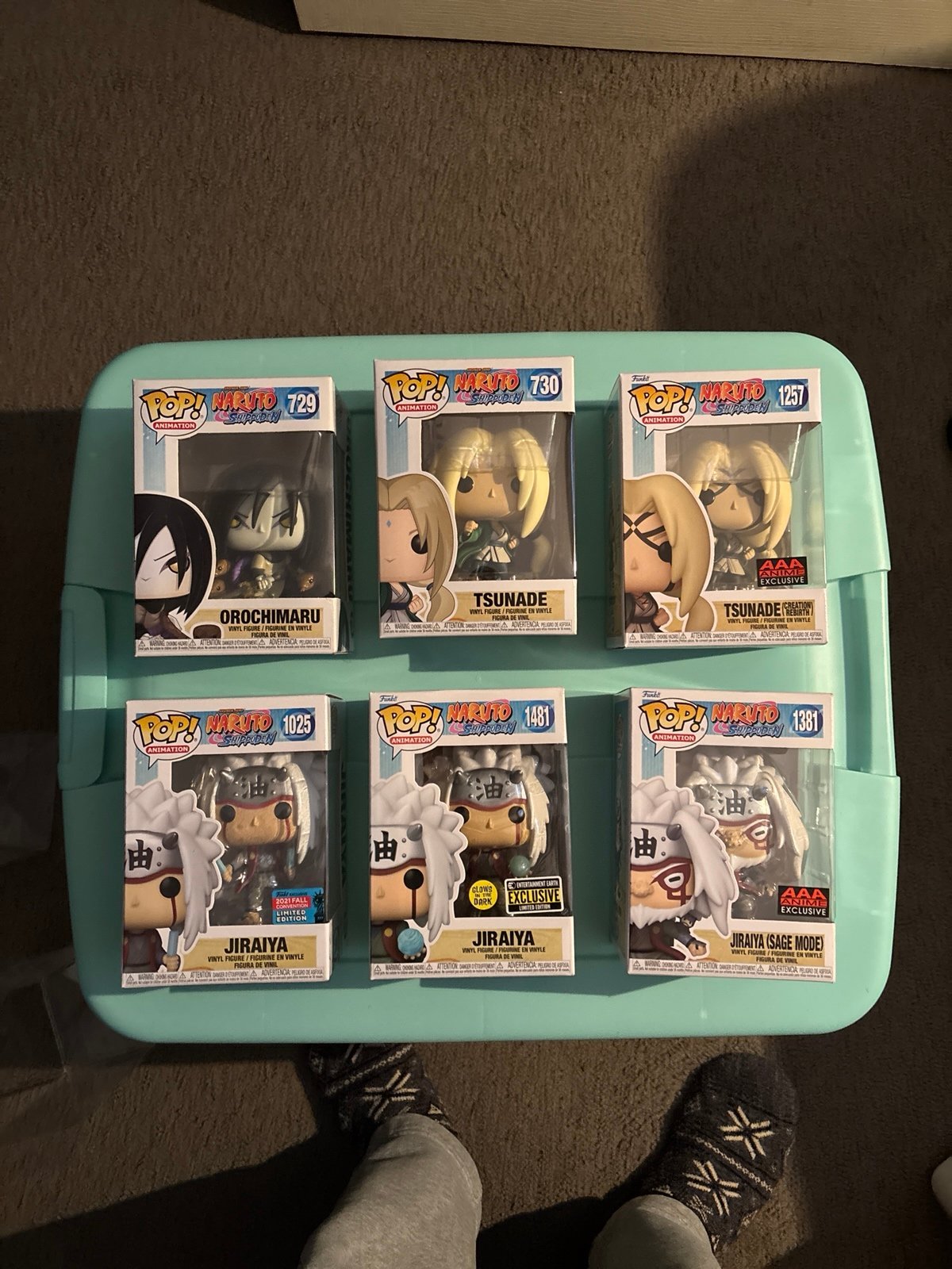Legendary Sannin funko pop lot