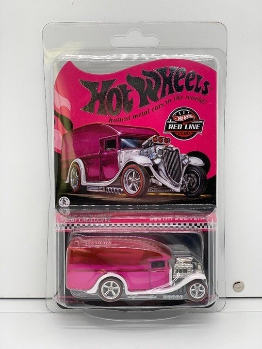 HOT WHEELS BLOWN DELIVERY PINK SPECTRAFLAME RLC RED LINE CLUB EXCLUSIVE NEW