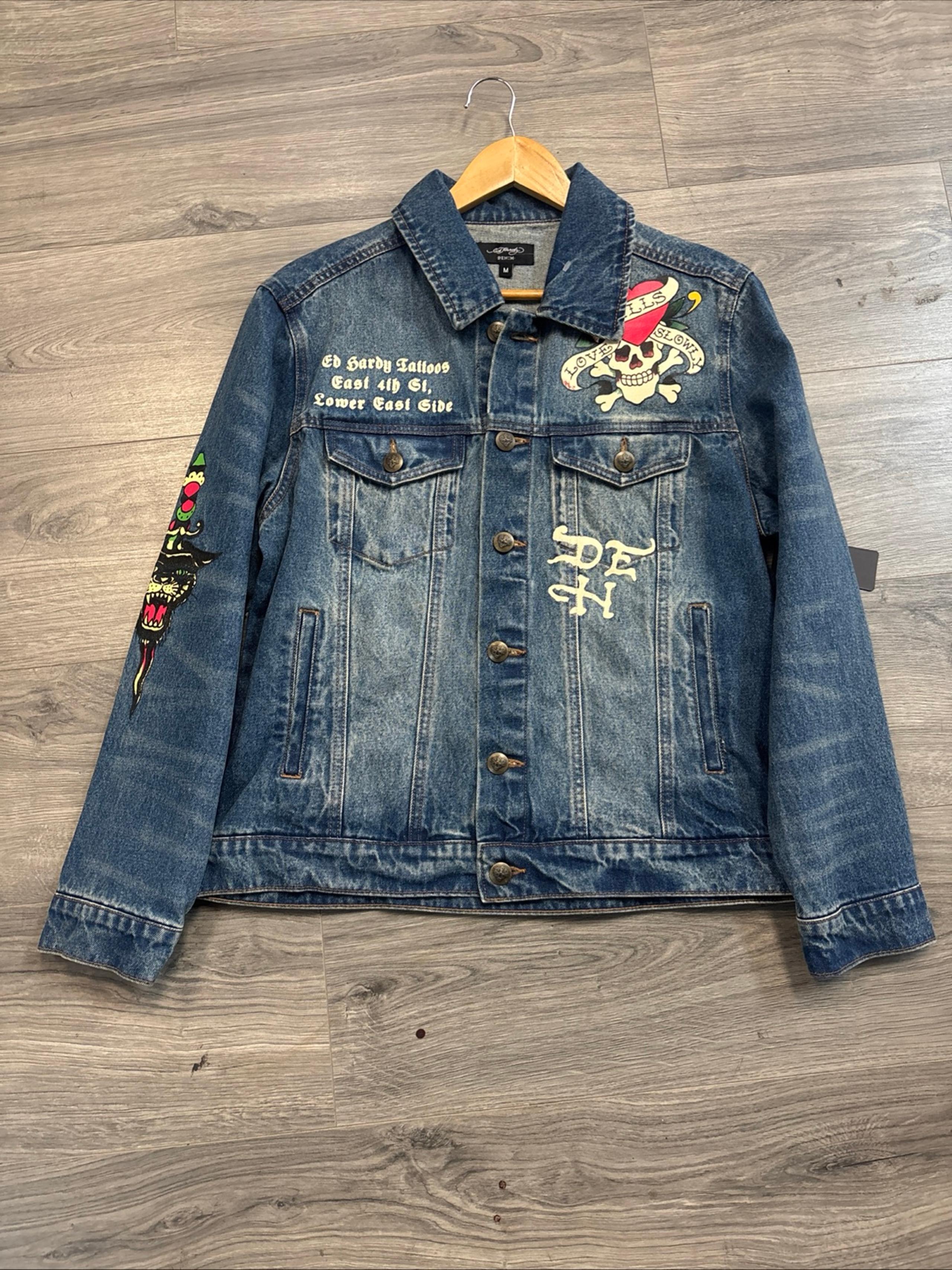 Denim ed hardy Jean jacket