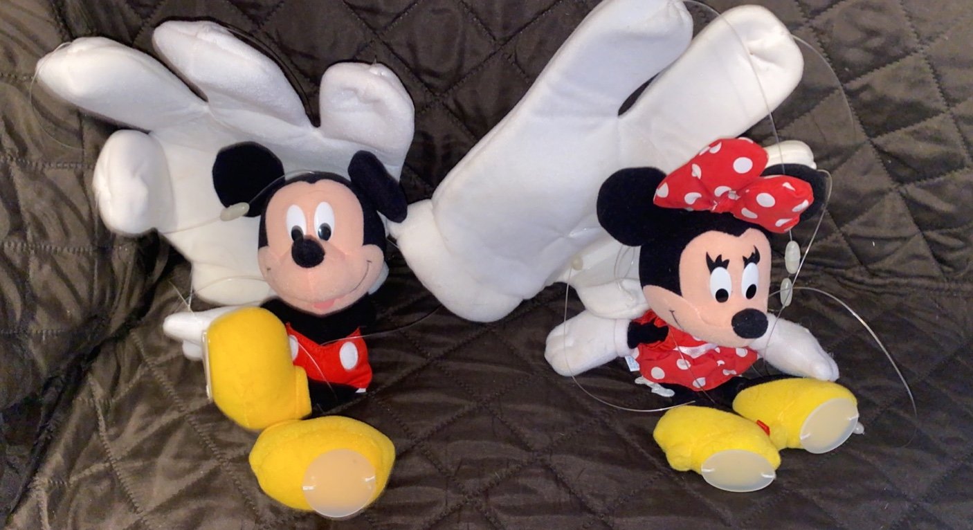Mickey and Minnie Marionettes