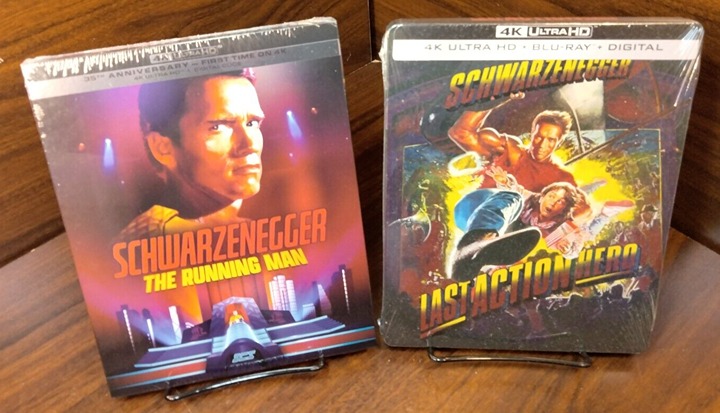 THE RUNNING MAN 35th Anniversary shops + Last Action Hero STEELBOOKS-NEW-Free Box S&H