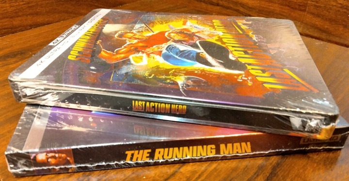 THE RUNNING MAN 35th Anniversary shops + Last Action Hero STEELBOOKS-NEW-Free Box S&H