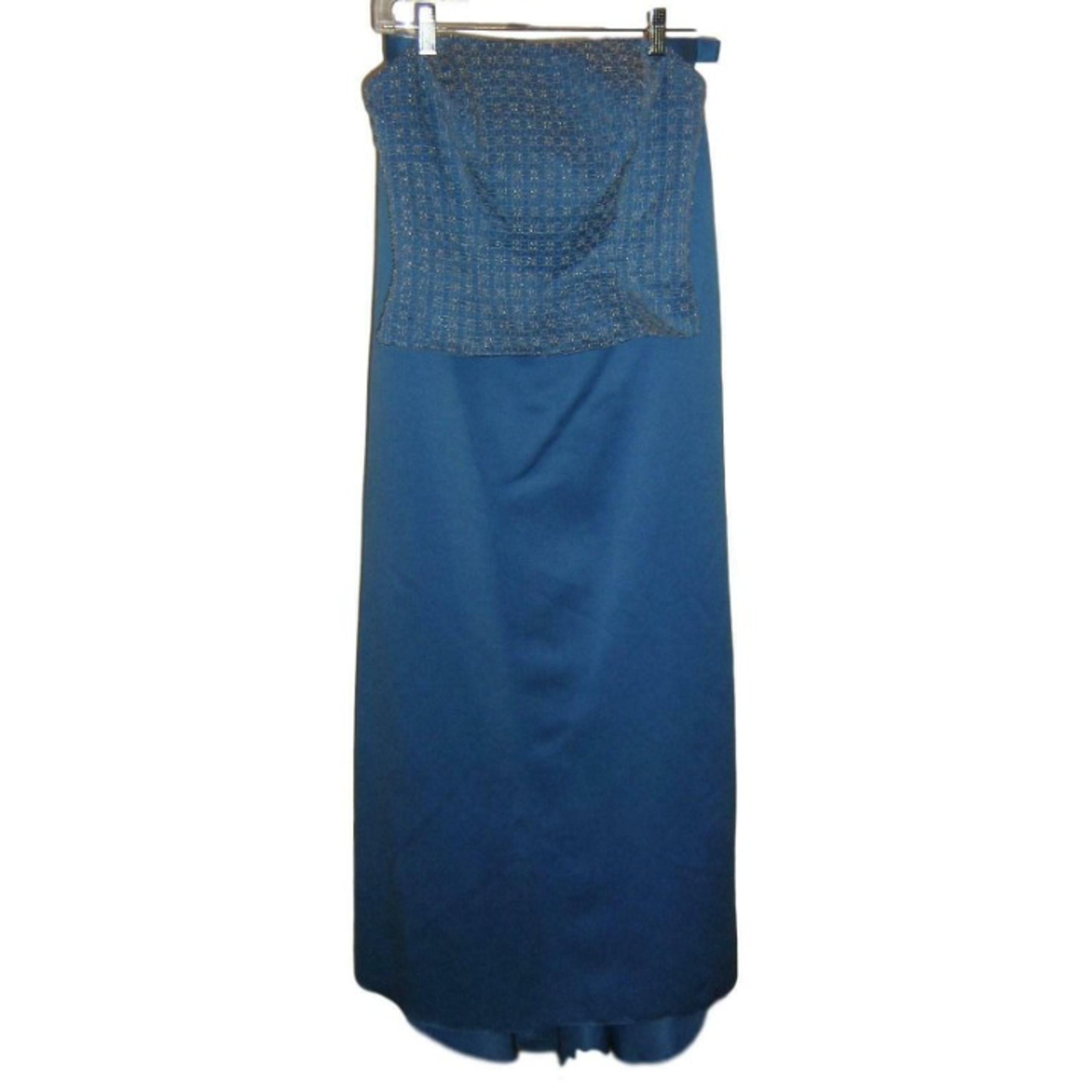 Alfred Angelo  Ladies Juniors Blue Formal 2 Piece Prom Bridesmaid Dress Size 6