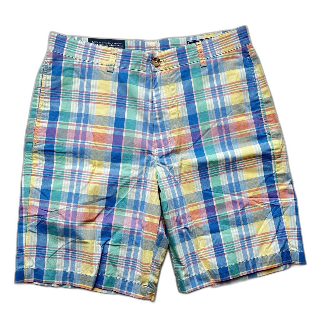 Vineyard Vines 9 Inch Classic Fit Club Shorts Size 32 Striped Casual Chino Short