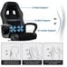 Massage Gaming Chair Office Ergonomic Racing Desk Chair Swivel Computer Chair