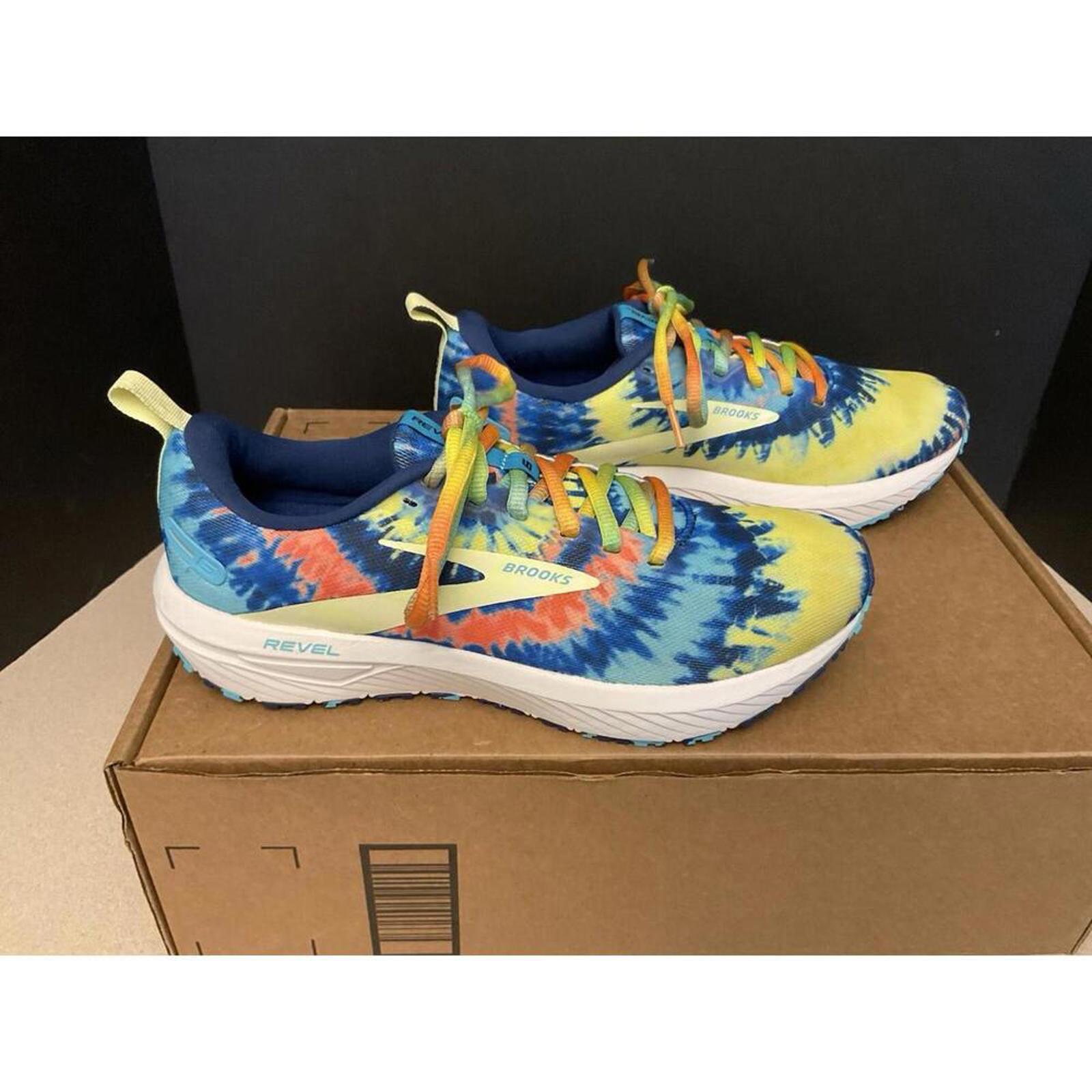 New! Womens Brooks Revel 6 Tie Dye Running Shoes. Size 10.5B. Awesome Shoes!!!